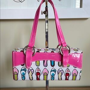 FUN & FABULOUS JEWELRY BOX TRAVEL CARRYING CASE PURSE SHAPED ORGANIZER Pink